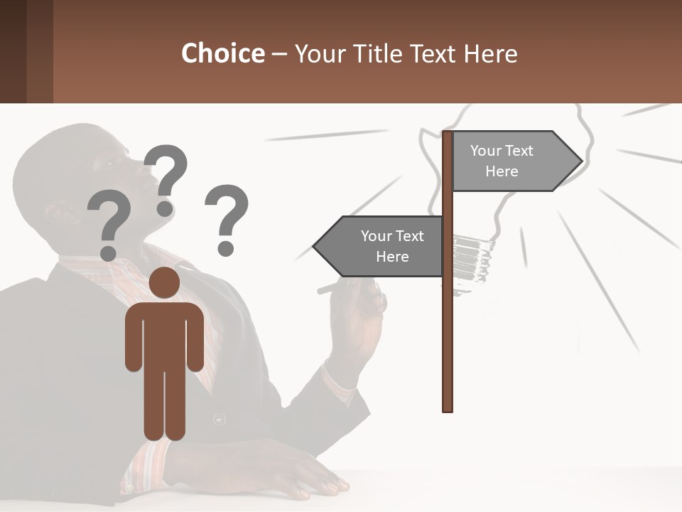 Cold Power Remote PowerPoint Template