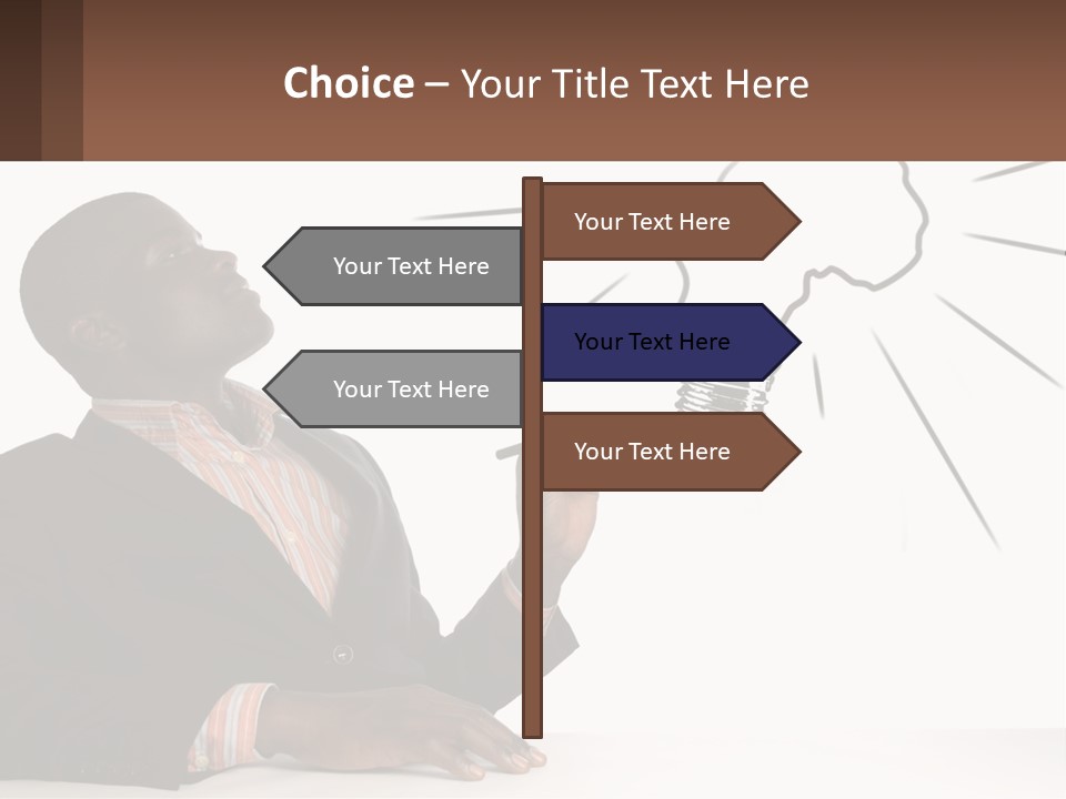 Cold Power Remote PowerPoint Template