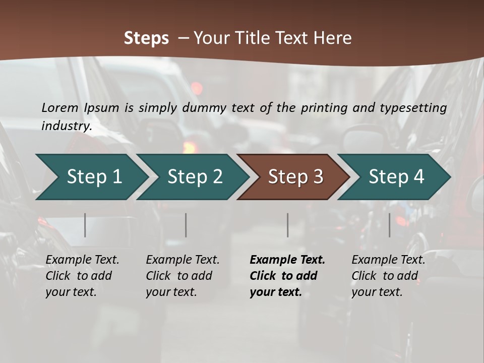 White Equipment Switch PowerPoint Template