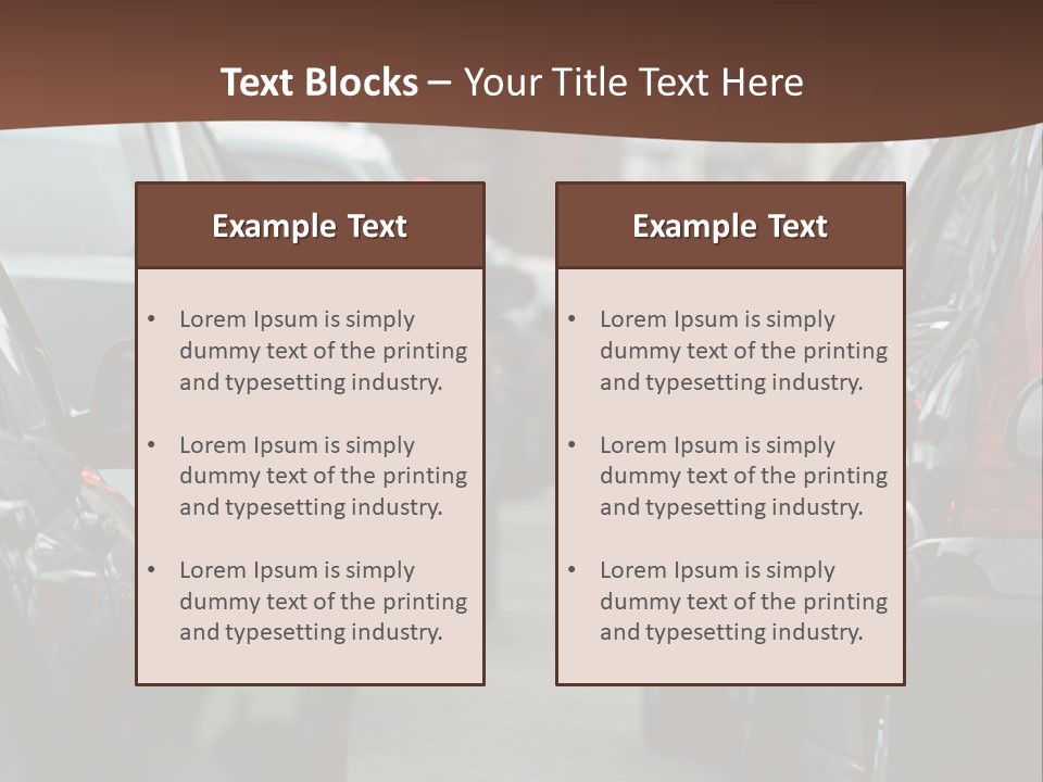 White Equipment Switch PowerPoint Template