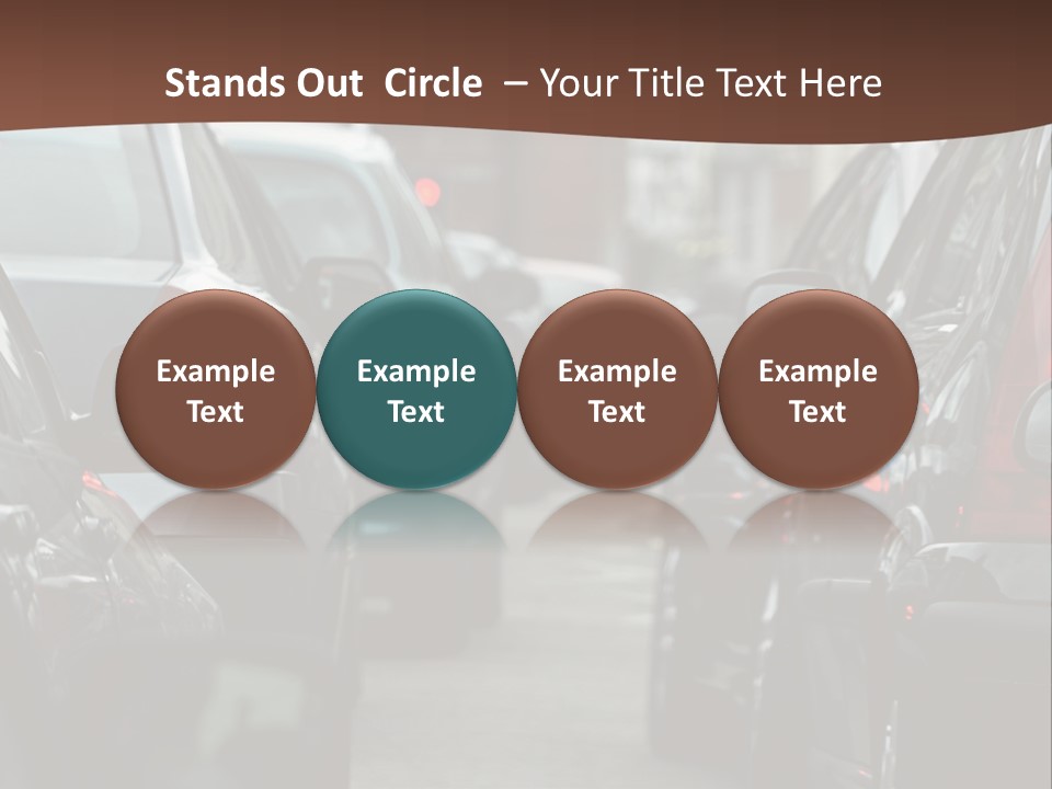 White Equipment Switch PowerPoint Template