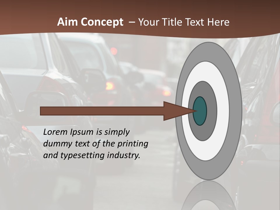 White Equipment Switch PowerPoint Template