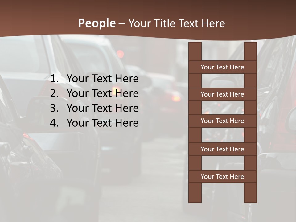 White Equipment Switch PowerPoint Template