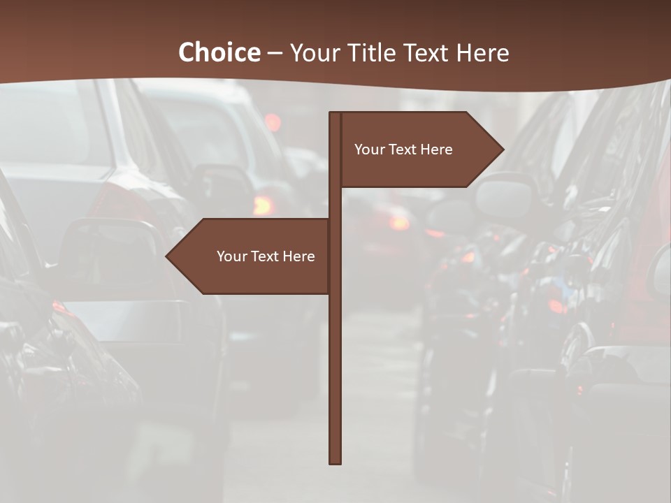 White Equipment Switch PowerPoint Template