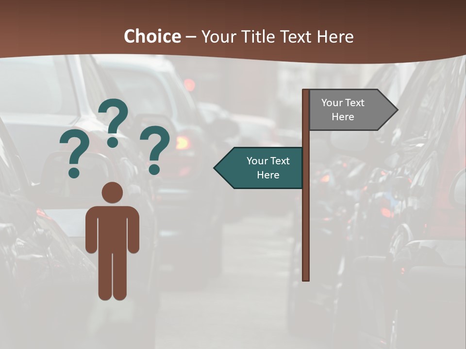White Equipment Switch PowerPoint Template