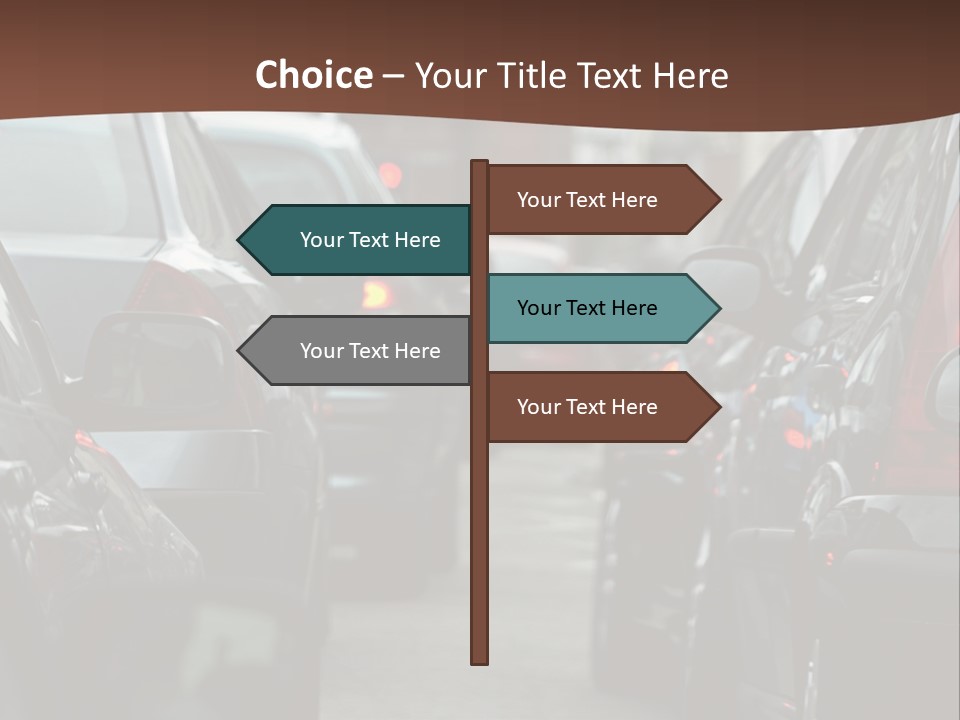 White Equipment Switch PowerPoint Template