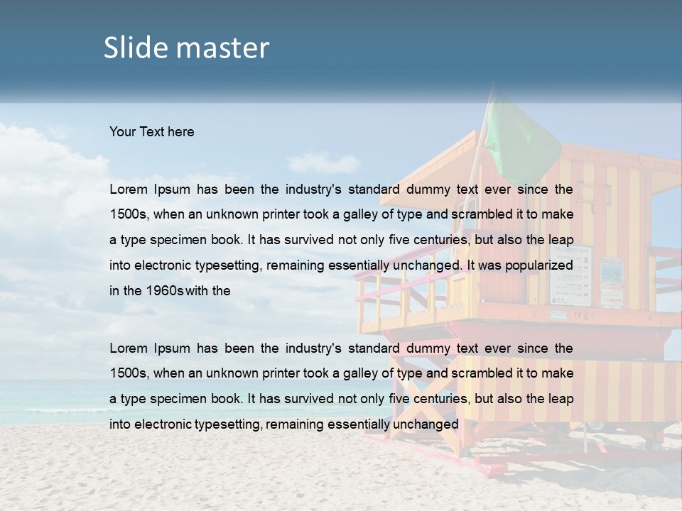 Unit Air Technology PowerPoint Template