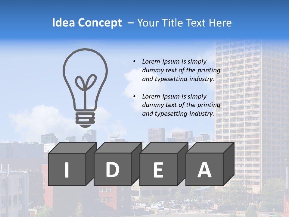 Part Electric Power PowerPoint Template