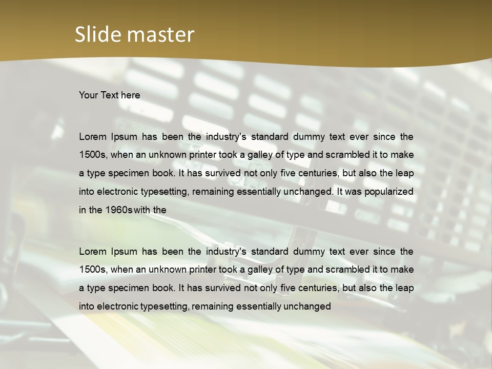 Electricity Power Temperature PowerPoint Template