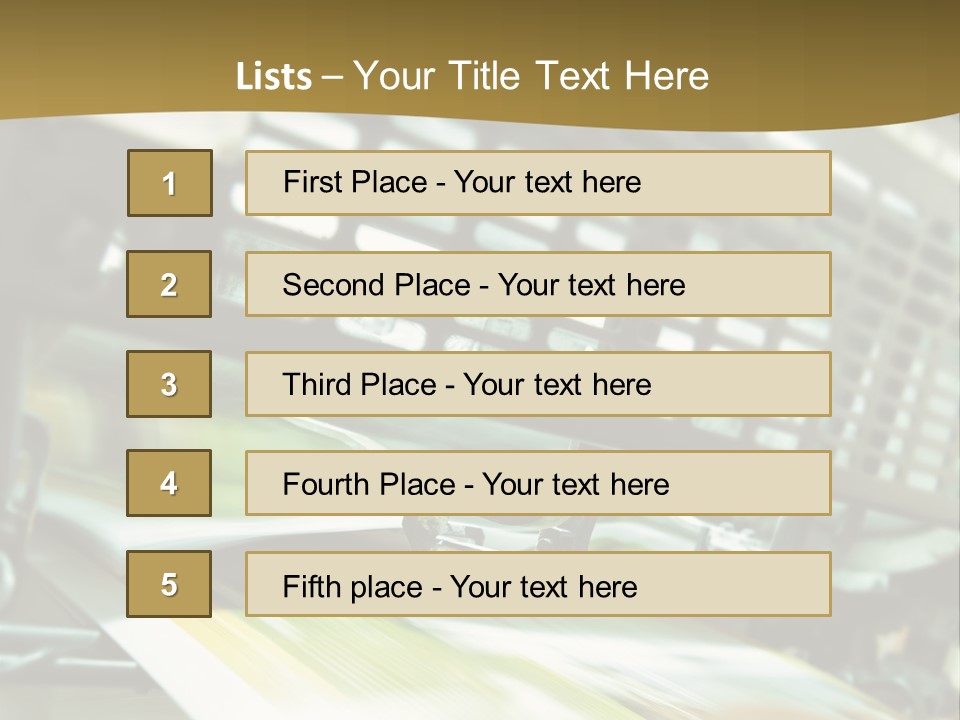 Electricity Power Temperature PowerPoint Template