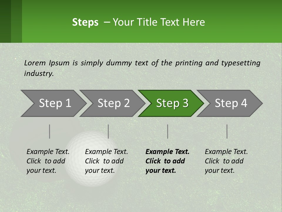 Supply White Air PowerPoint Template