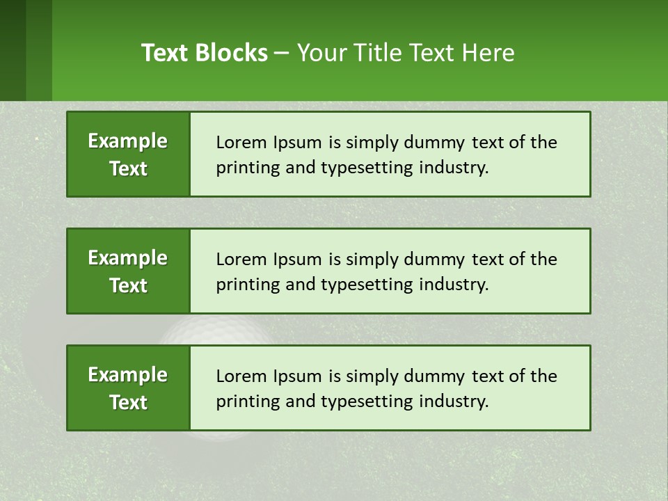 Supply White Air PowerPoint Template