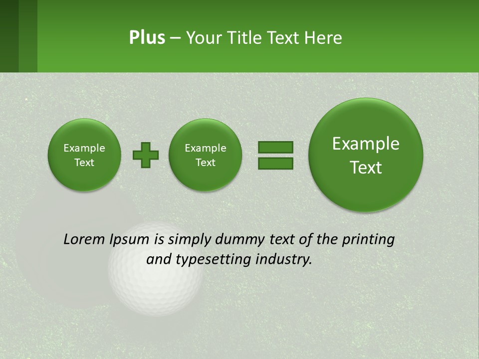 Supply White Air PowerPoint Template