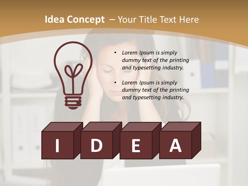 Electricity Conditioner Power PowerPoint Template