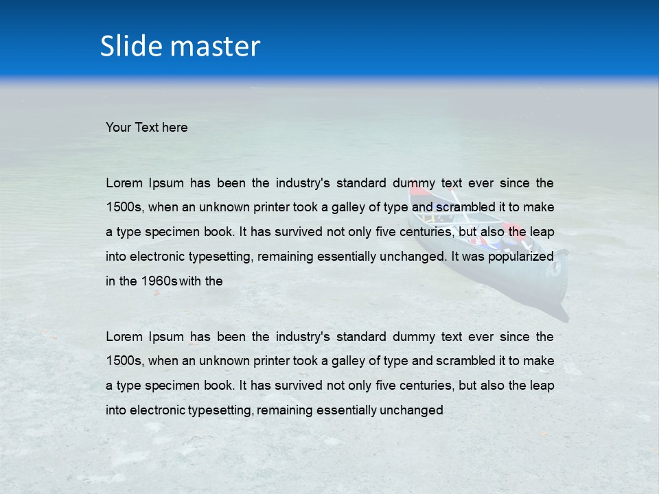 Cold Supply Conditioner PowerPoint Template