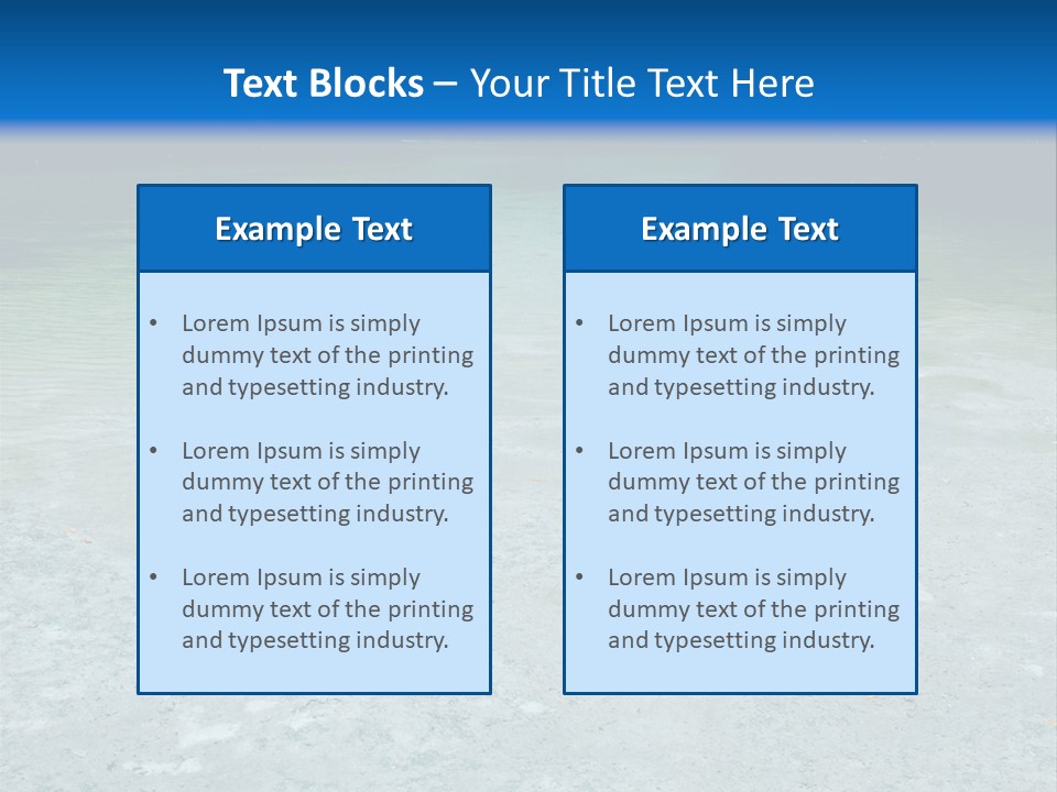 Cold Supply Conditioner PowerPoint Template
