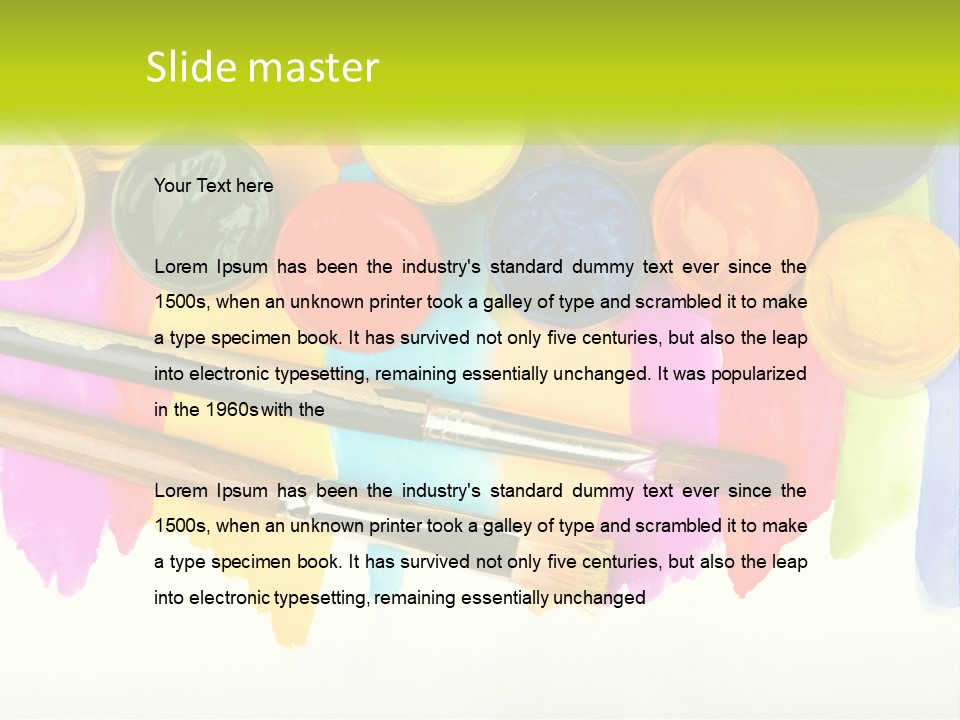 Equipment Home Part PowerPoint Template