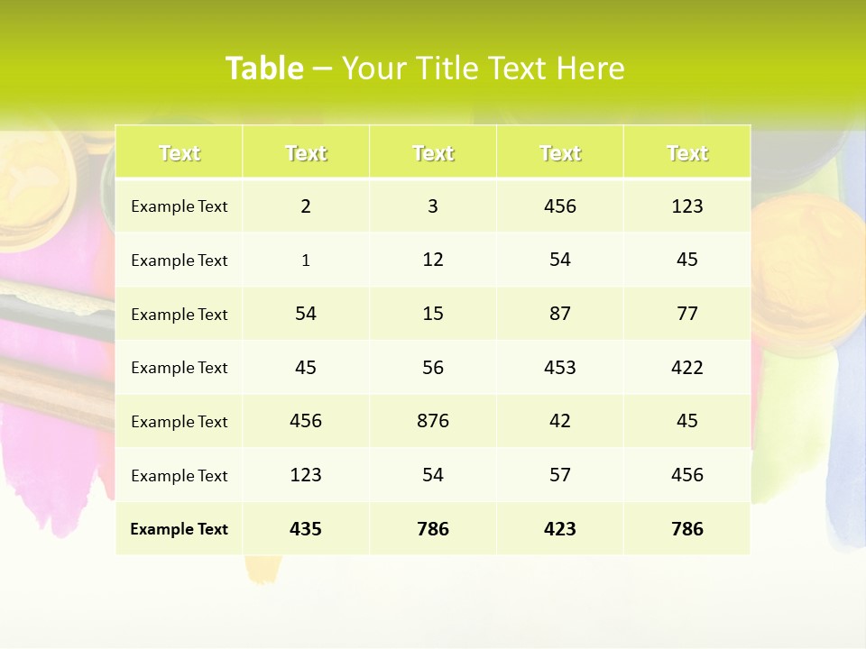 Equipment Home Part PowerPoint Template