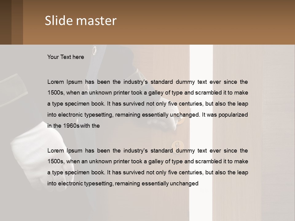 Power Equipment Remote PowerPoint Template