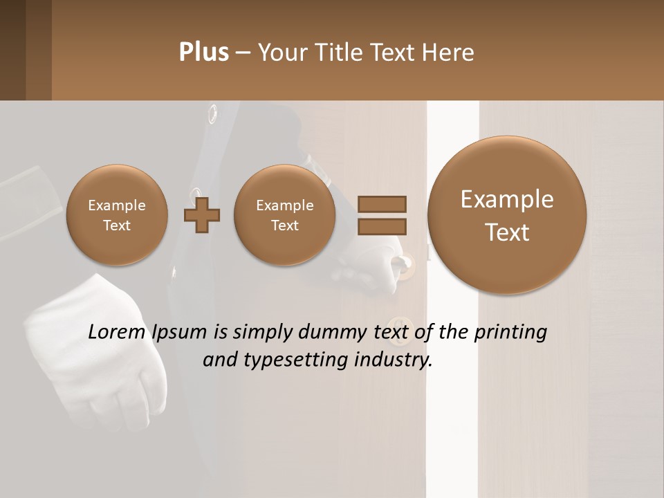 Power Equipment Remote PowerPoint Template