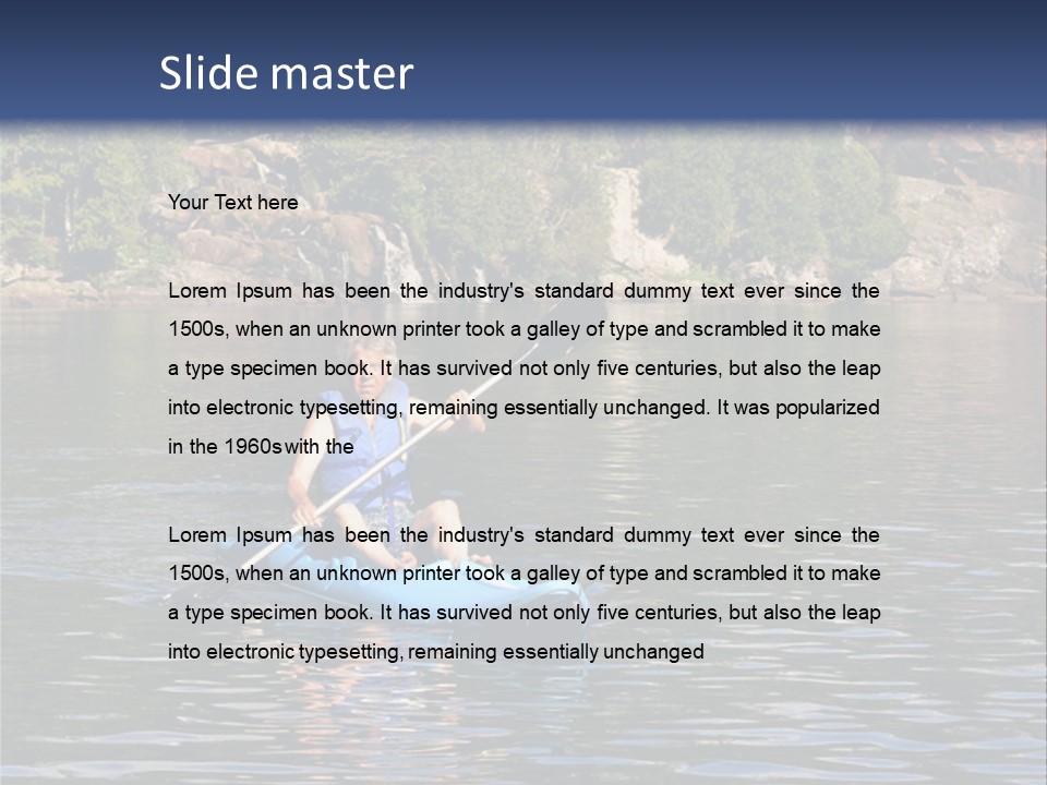 Unit System House PowerPoint Template