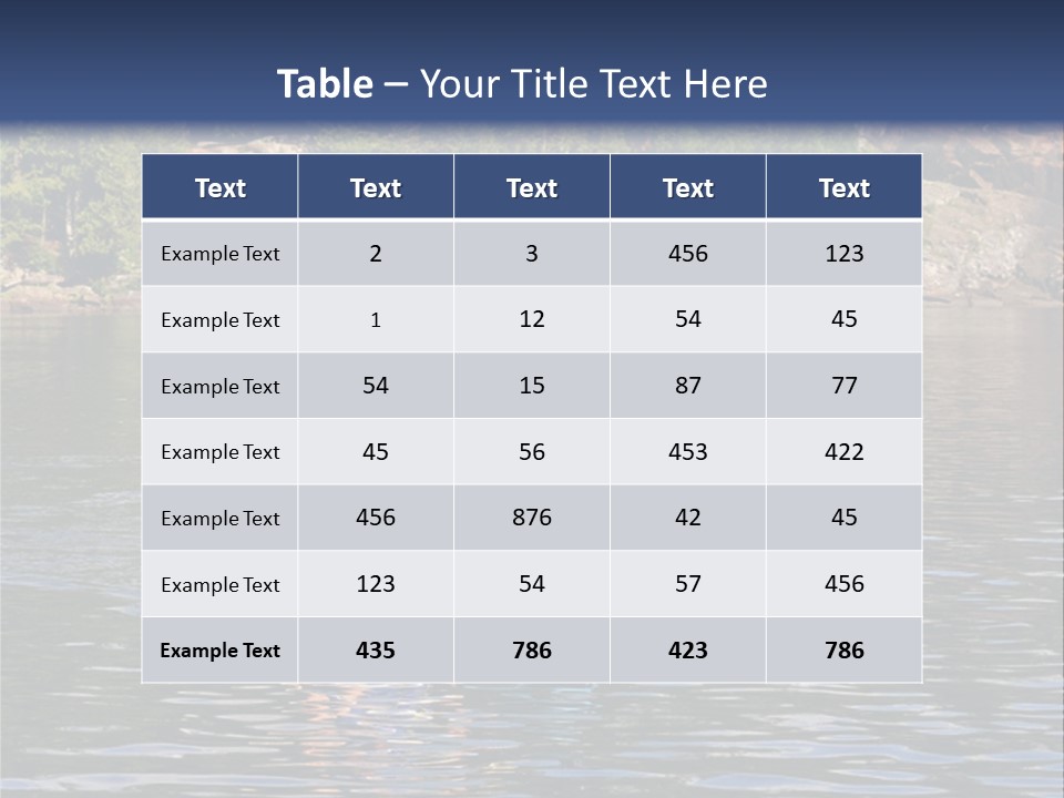 Unit System House PowerPoint Template