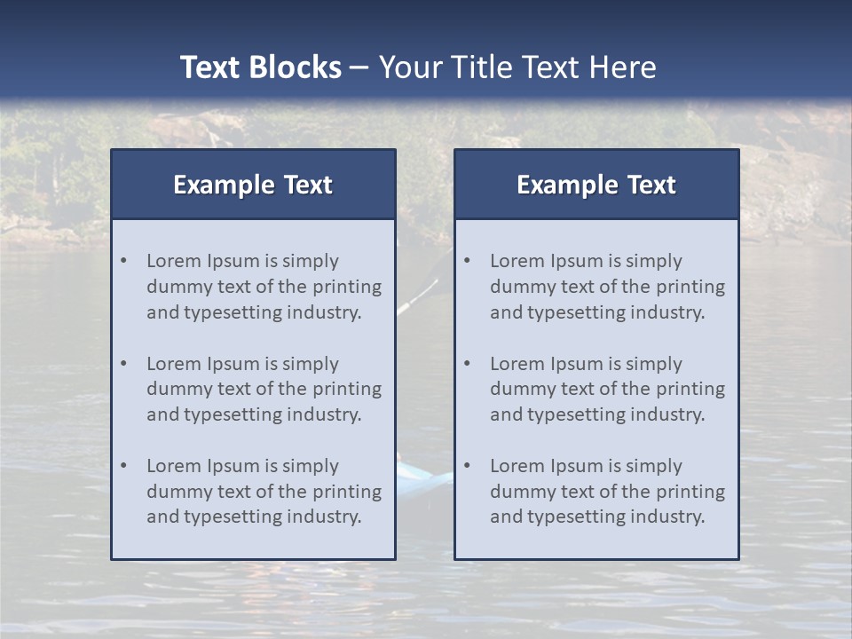 Unit System House PowerPoint Template