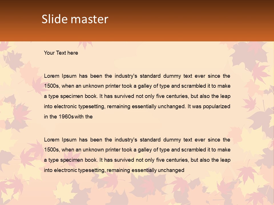 Cool White Unit PowerPoint Template