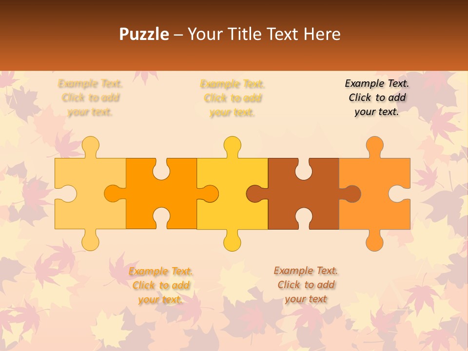 Cool White Unit PowerPoint Template