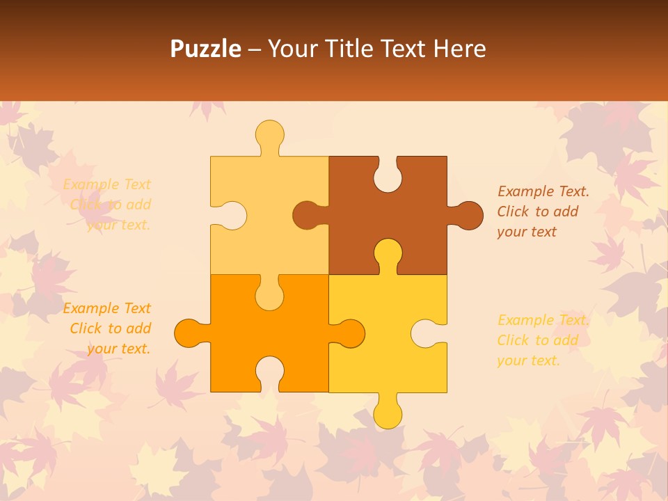 Cool White Unit PowerPoint Template