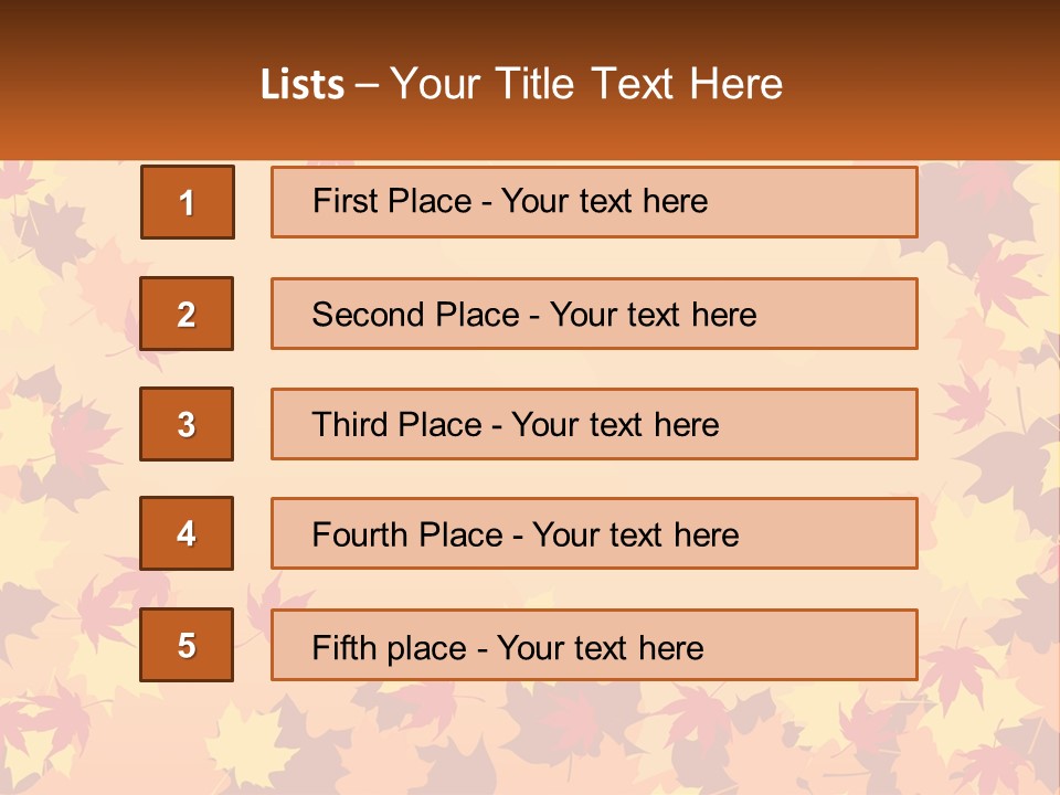 Cool White Unit PowerPoint Template