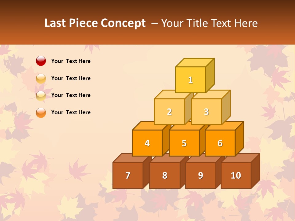 Cool White Unit PowerPoint Template