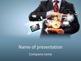 White Climate Industry PowerPoint Template