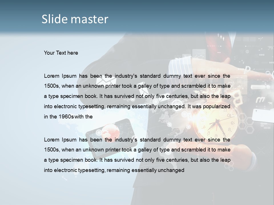 White Climate Industry PowerPoint Template