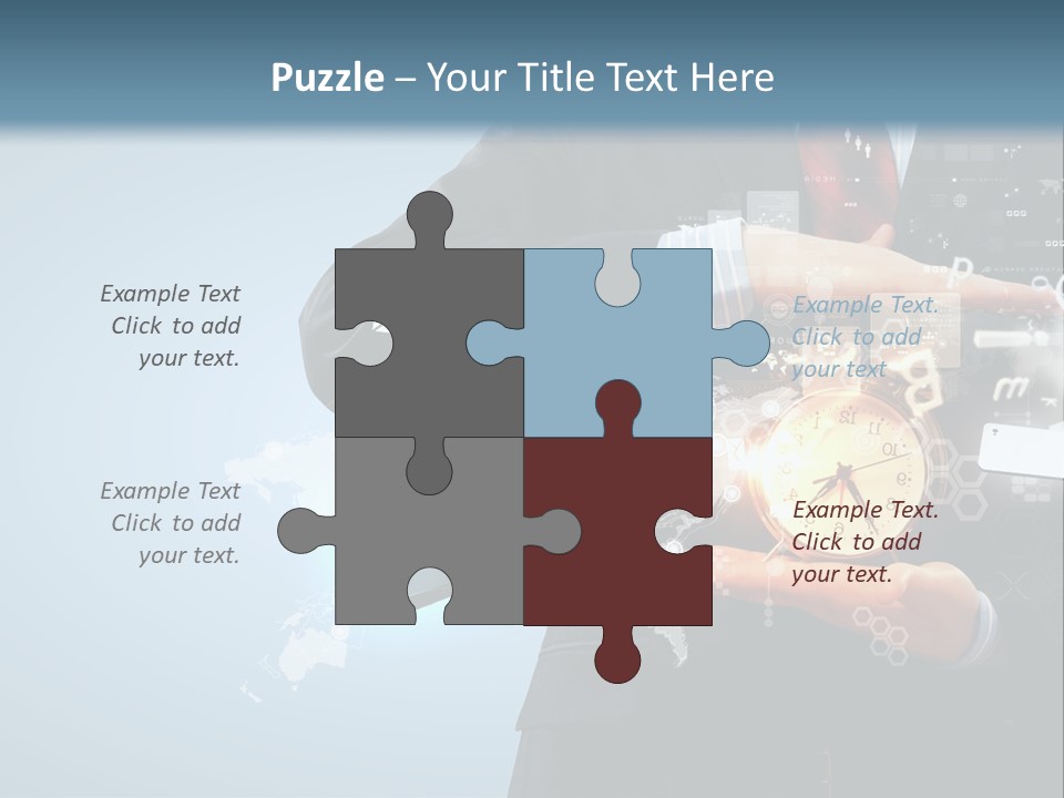 White Climate Industry PowerPoint Template