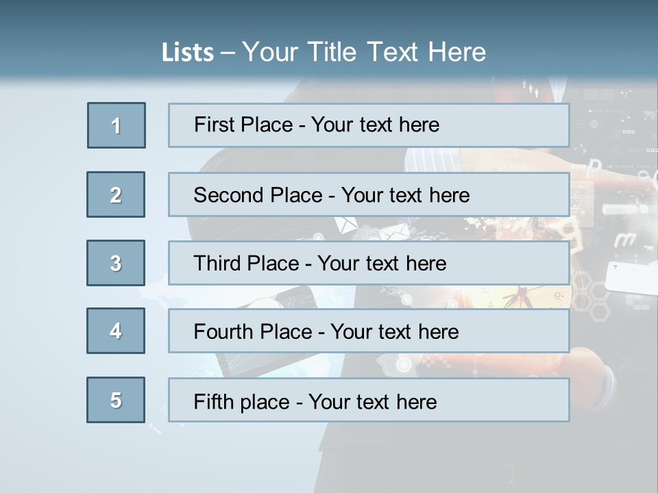 White Climate Industry PowerPoint Template