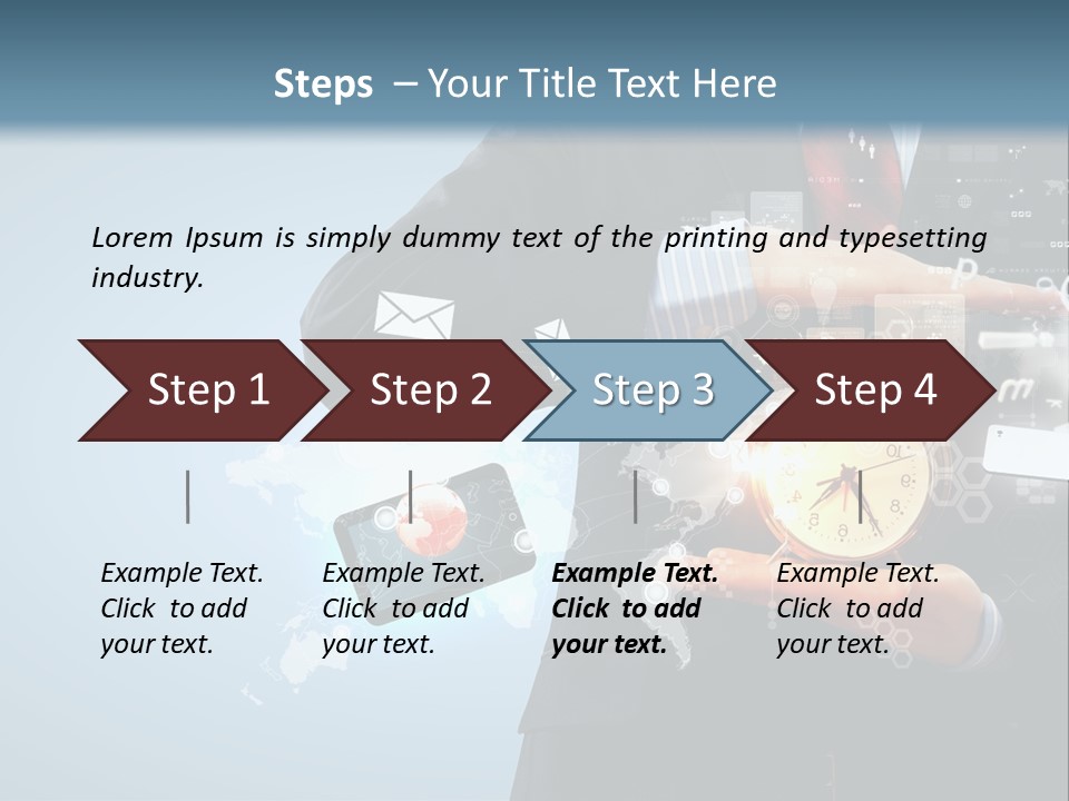 White Climate Industry PowerPoint Template