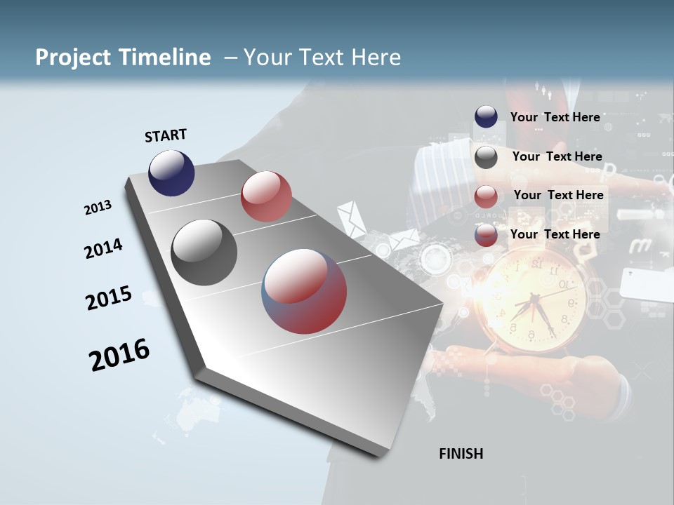 White Climate Industry PowerPoint Template