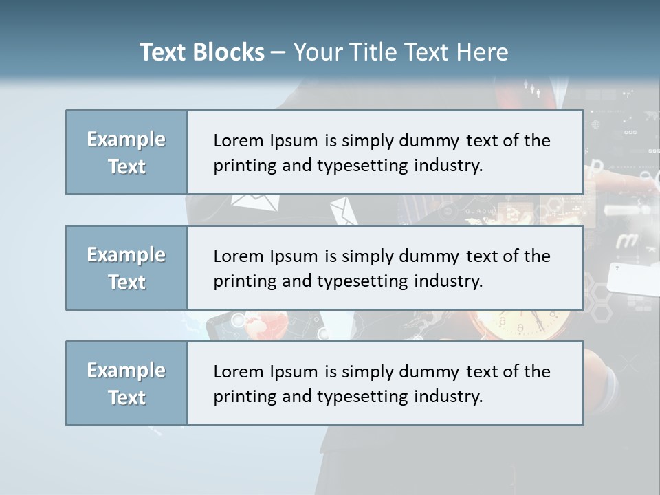 White Climate Industry PowerPoint Template