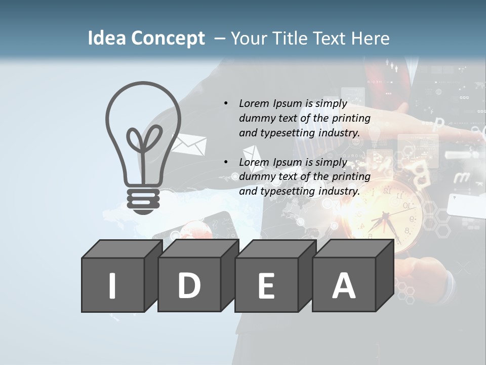 White Climate Industry PowerPoint Template