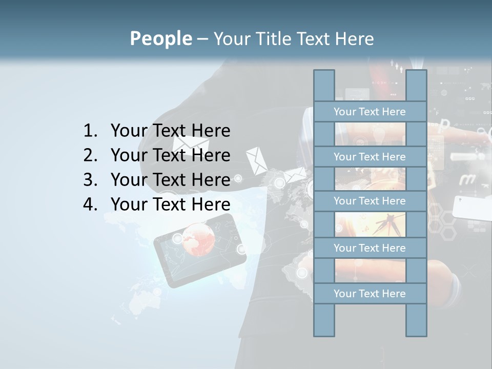 White Climate Industry PowerPoint Template