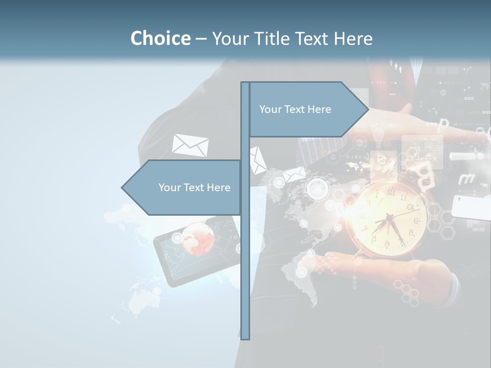 White Climate Industry PowerPoint Template