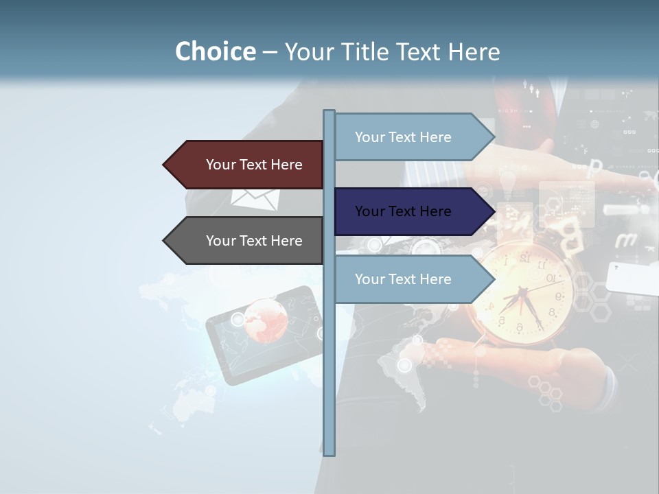 White Climate Industry PowerPoint Template