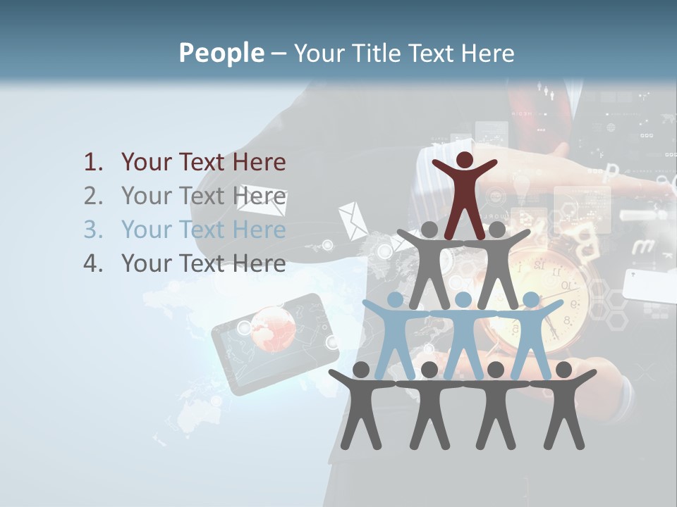 White Climate Industry PowerPoint Template