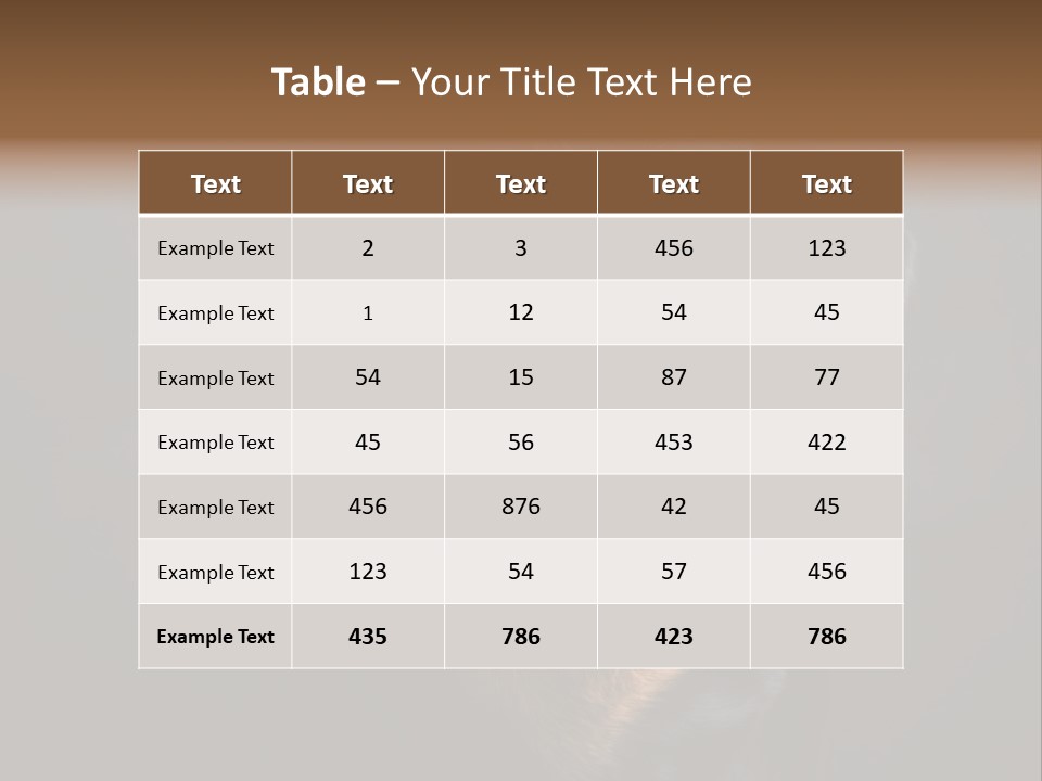Power Temperature Cool PowerPoint Template