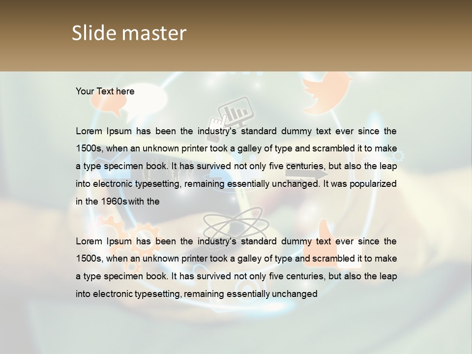 Cooling Energy Home PowerPoint Template