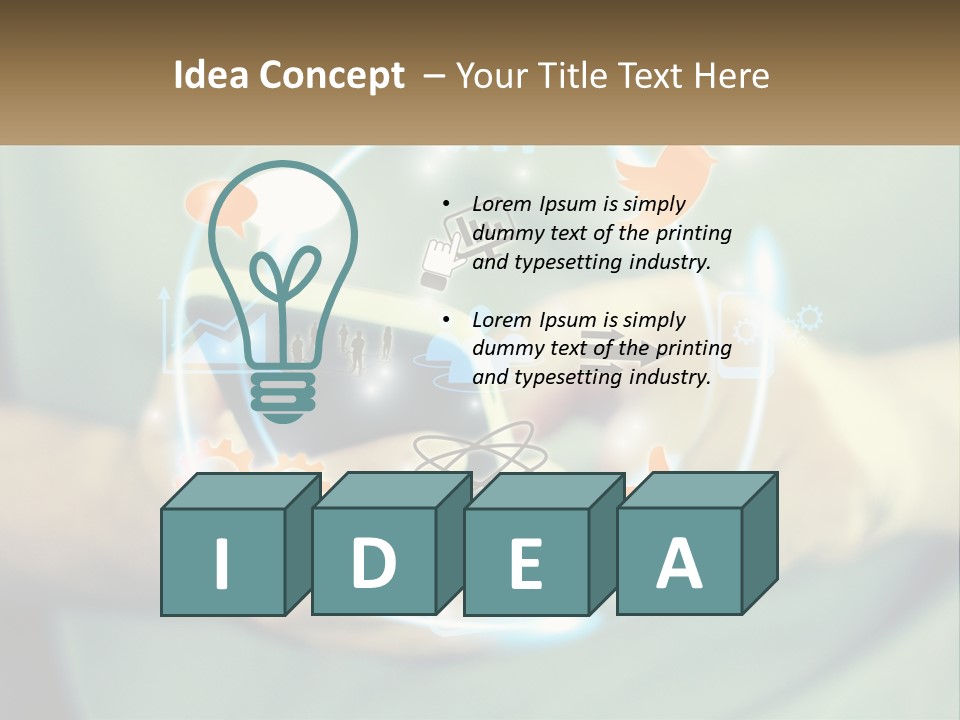 Cooling Energy Home PowerPoint Template