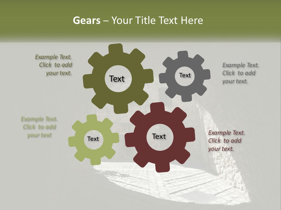 Temperature Electricity Conditioner PowerPoint Template