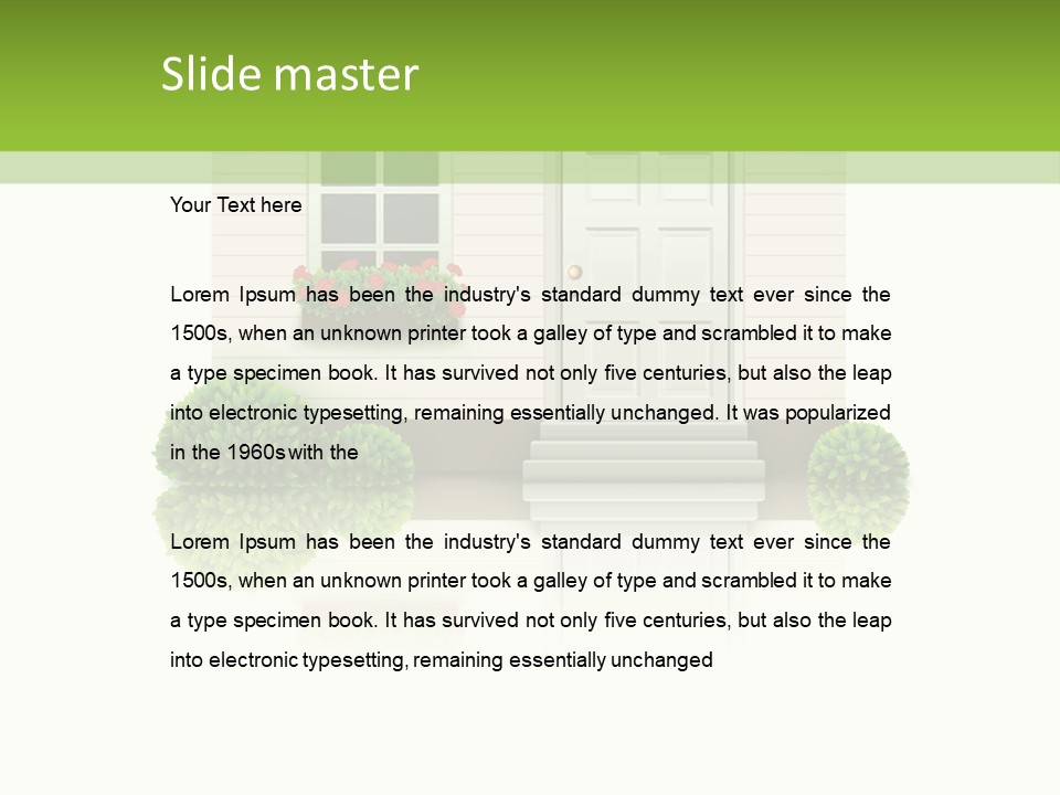 Climate Equipment Part PowerPoint Template