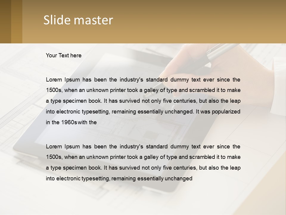 System Remote Unit PowerPoint Template
